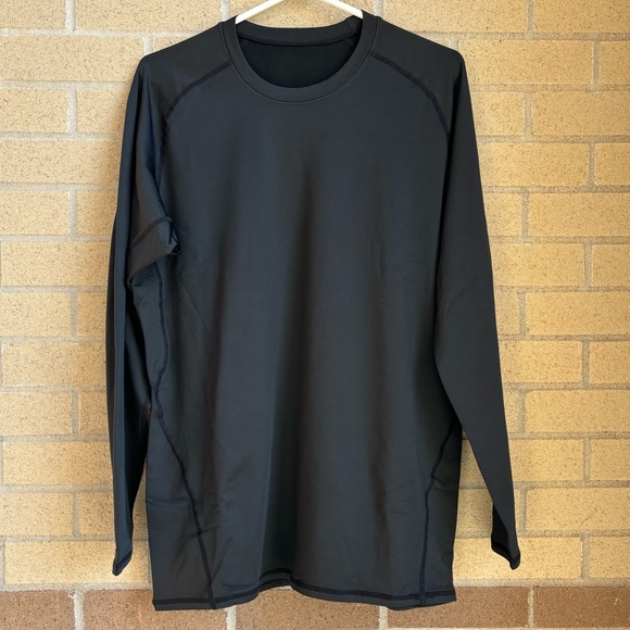 Men’s Shirt Microfleece Athletic Base Layer Compression - Picture 1 of 7